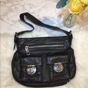 Marc Jacobs chocolate brown leather shoulder bag